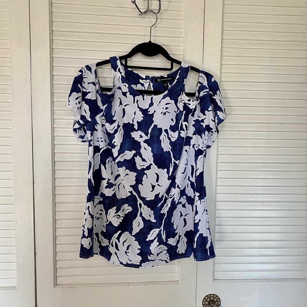 INC Women’s Cold Shoulder Top
